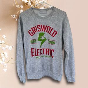 Griswold Electric Women’s Sweatshirt Small National Lampoon Vacation Christmas